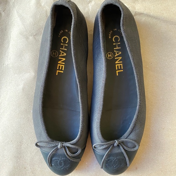 100% authentic Chanel Cap Ballerina Flats 36,5 - Picture 3 of 11